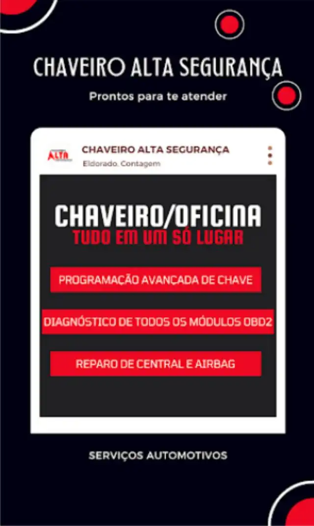 CHAVEIRO ALTA SEGURANÇA - 24 HORAS 016