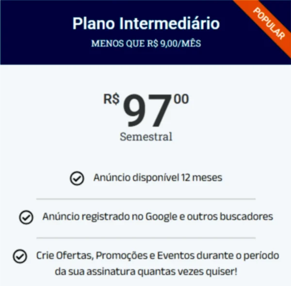 Plano Gold para Anunciar Serviços Automotivos na plataforma veículos classificados